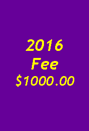 Text Box: 2016Fee$1000.00